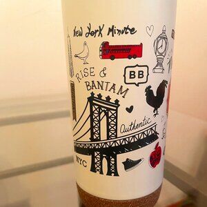 Bantam Bagels New York City Travel Tumbler Mug NEW